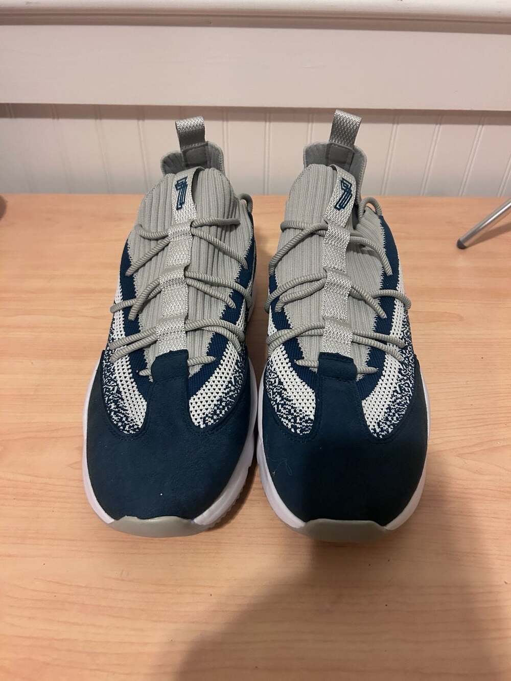 Triple 7 Racer Georgetown Navy Knit Men's Sneakers